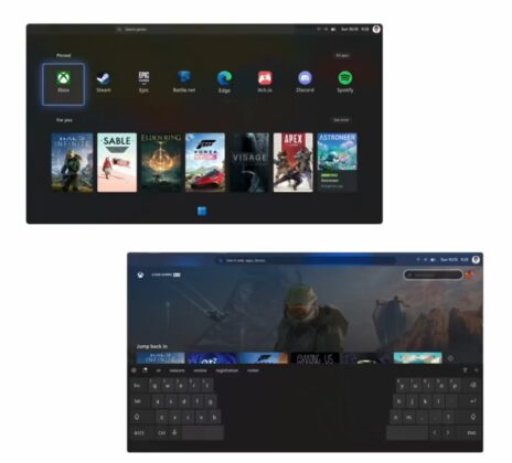 Windows 11 Gaming UI