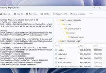 Windows 11 Registry Editor update