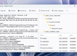 Windows 11 Registry Editor update