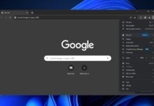 Google Chrome side panel update