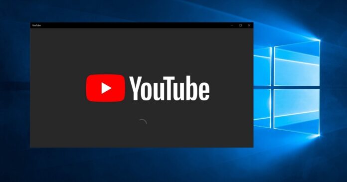 YouTube web for Windows 11