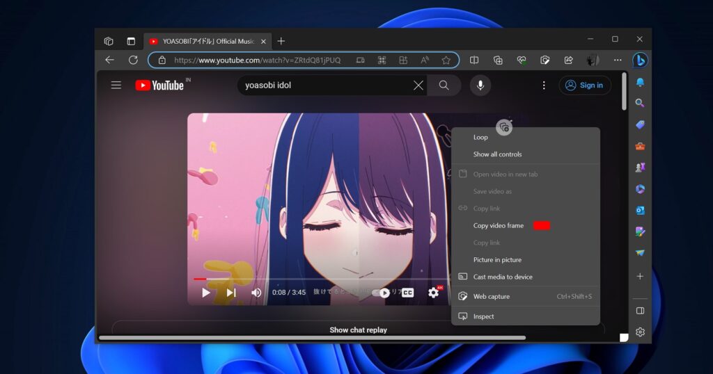 Microsoft Edge's 'Copy Frame' feature lets you easily capture YouTube