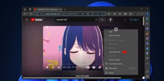 Microsoft Edge copy video frame feature