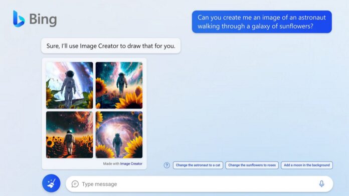 Bing Chat Image Creator