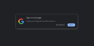 Google Sign In alerts