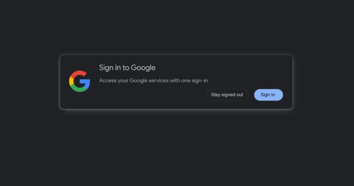 Google Sign In alerts