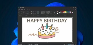 MS Paint app for Windows 11