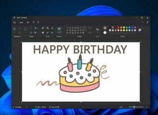 MS Paint app for Windows 11