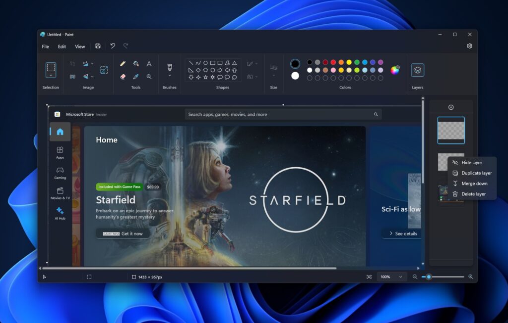 Hands on with Windows 11 Paint’s Layers & Transparency