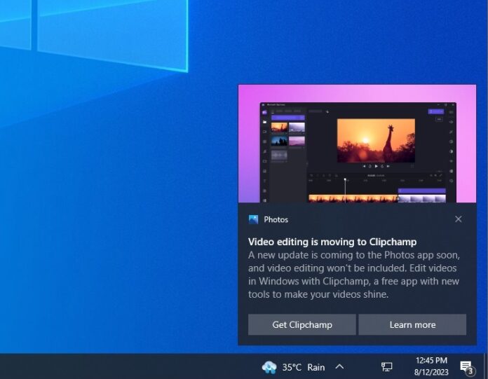 Microsoft is replacing Windows 10's Video Editor with web-based Clipchamp
