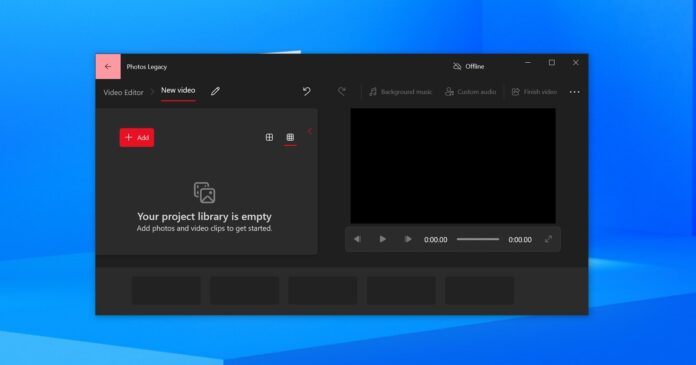 Windows 10 Video Editor