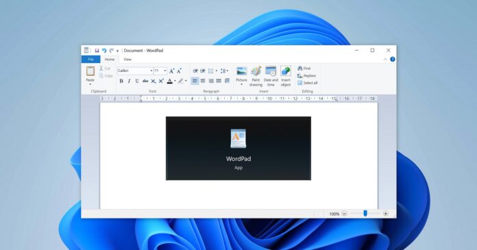 WordPad for Windows