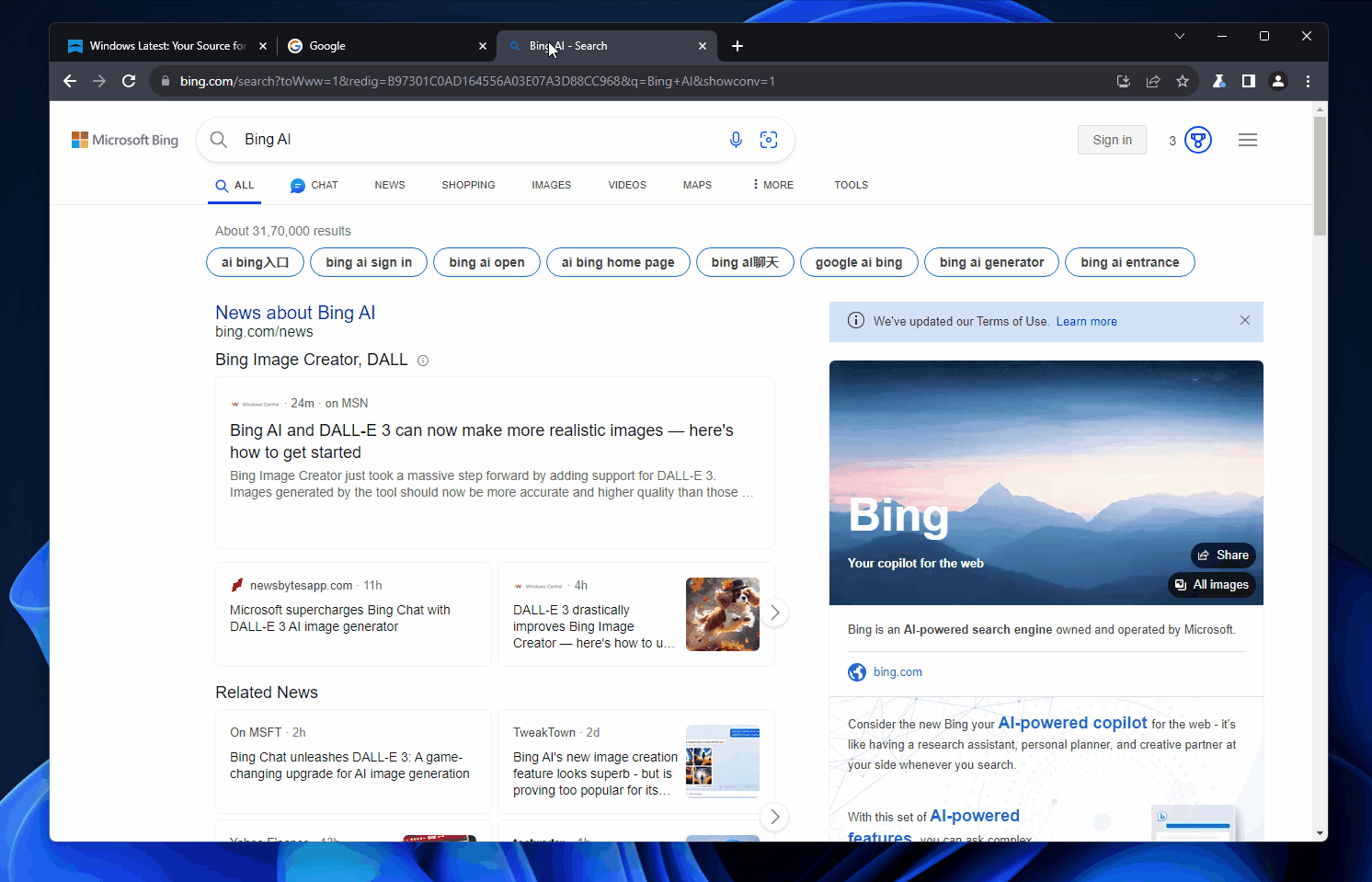 Chrome memory usage on hover