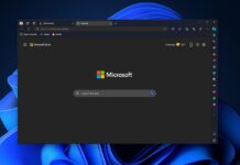 Microsoft Edge with Mica on Windows 11