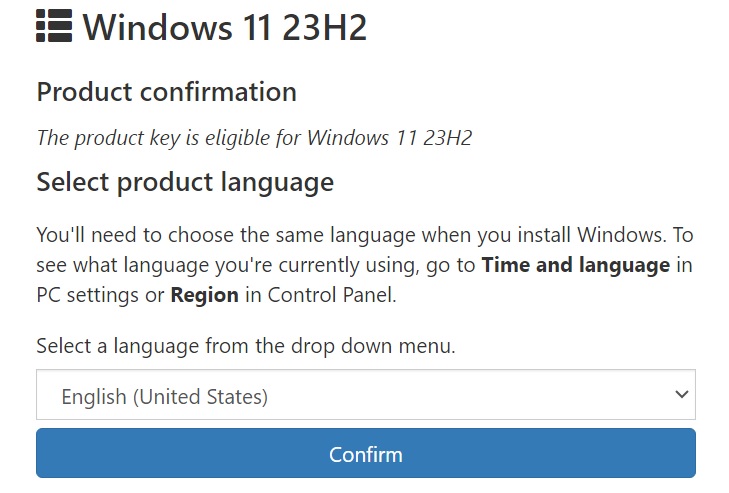 Windows 11 Version 23H2 — ISO Download (Official)