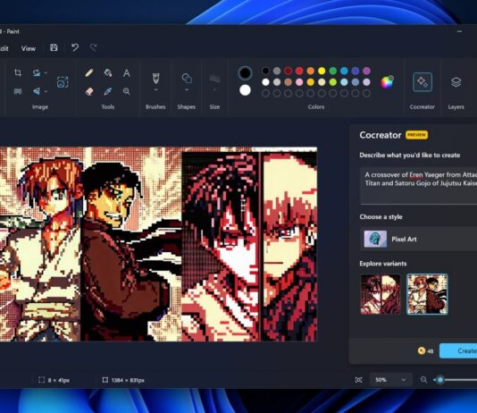Microsoft Paint cocreator
