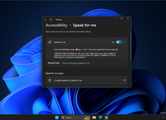 Hands-on with the ‘Speak for me’ feature in Windows 11 24H2