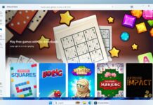 Instant Games in Microsoft Store Windows 11