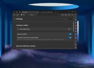 Microsoft Edge 122 sidebar