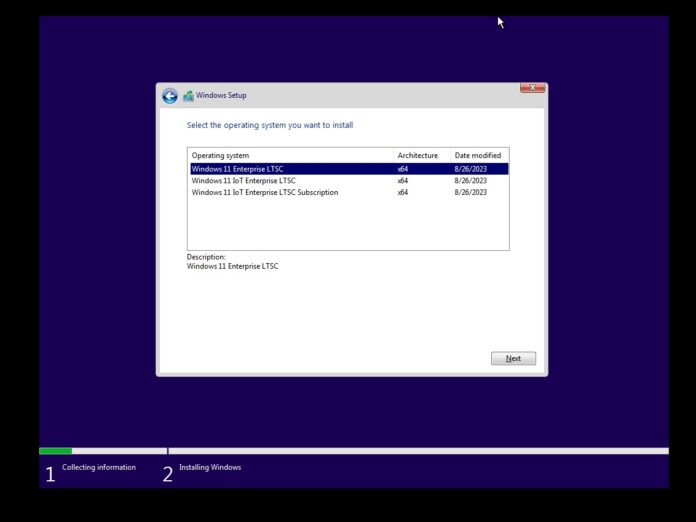 Early build of Windows 11 Enterprise LTSC 2024 spotted online