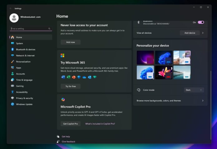 Windows 11 KB5034220 tests Microsoft Copilot Pro ads in the Settings app