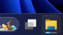 Explorer taskbar icon with progress bar