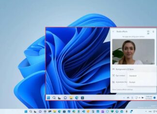Windows 11 new Studio Effects
