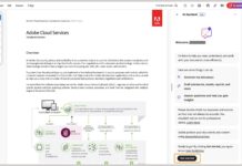 Adobe AI features scanning document