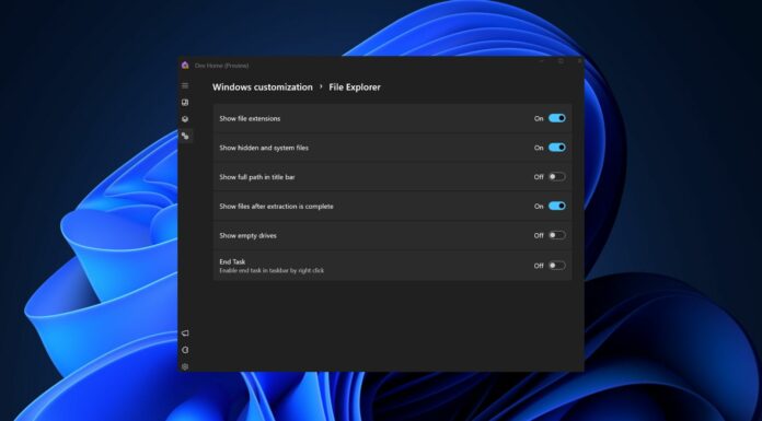 Microsoft makes it easier to customize Windows 11 File Explorer with Dev Home Microsoft makes it easier to customize Windows 11 File Explorer with Dev Home