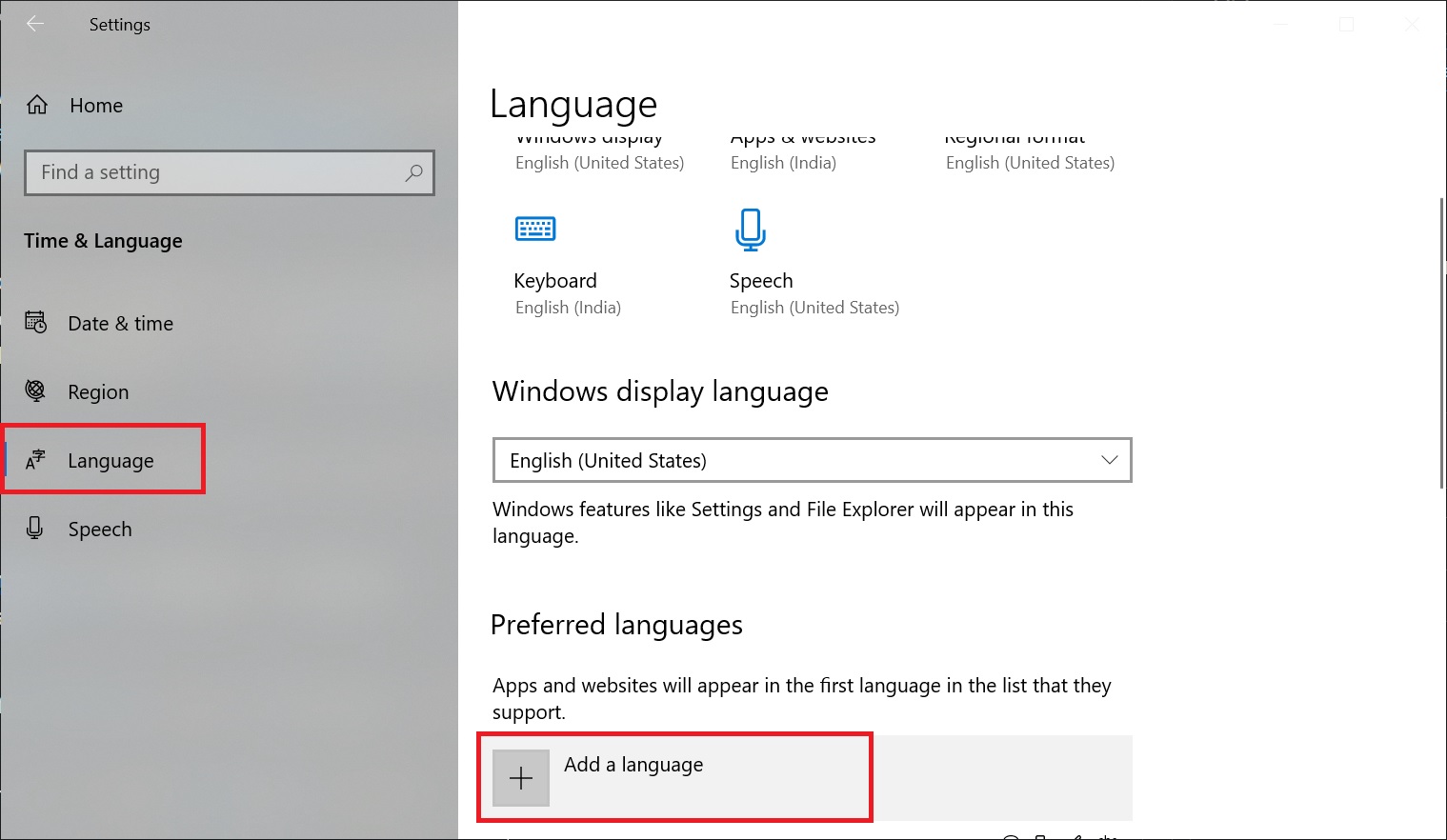 Add a language in Windows Server to fix error 0x800f0982 with KB5037765