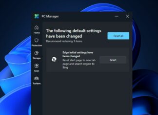 Microsoft PC Manager wants you to 'repair' Windows 11 by turning on Bing
