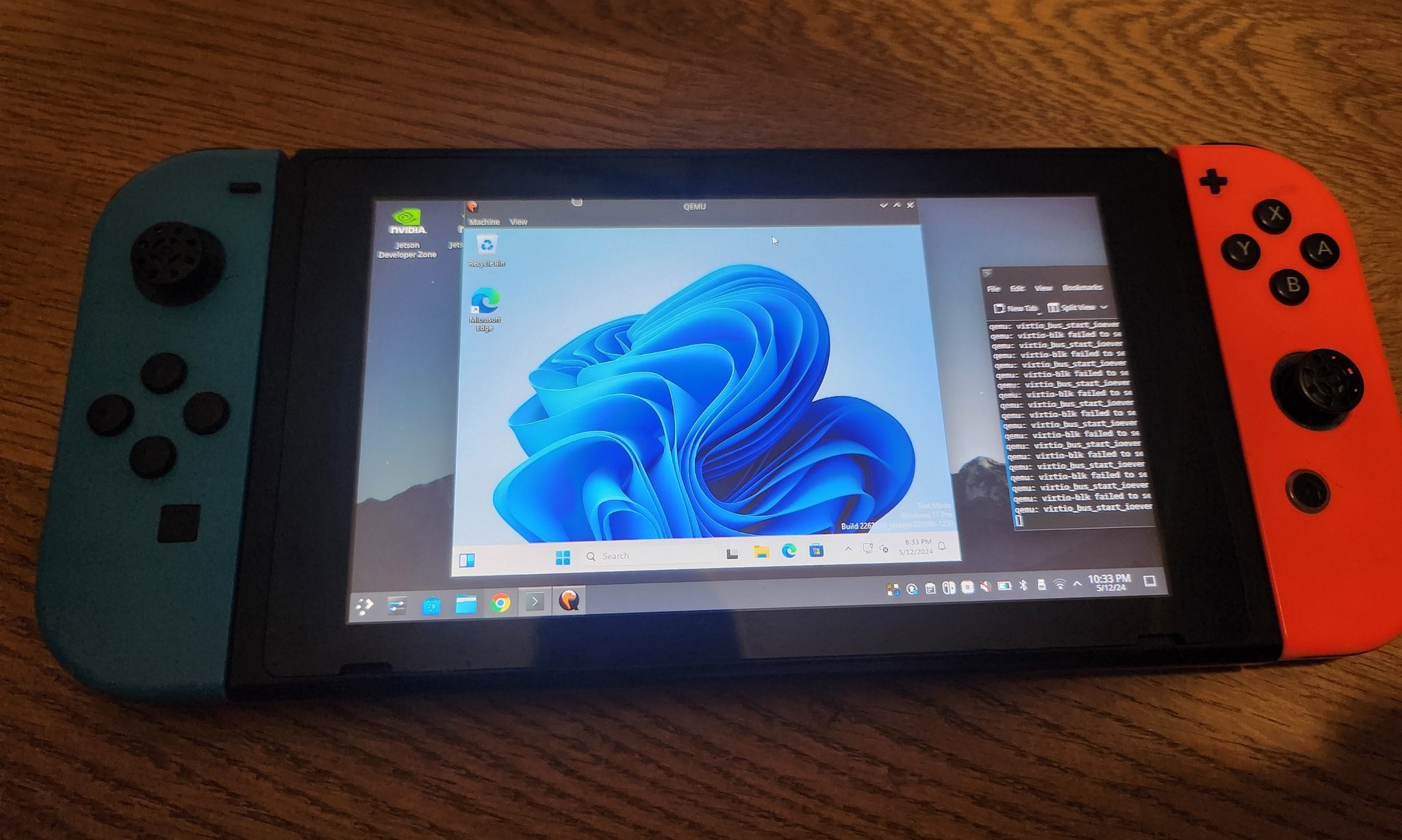 Dev operates Residence home windows 11 ARM on Nintendo Swap making use of QEMU Linux emulation