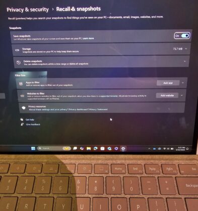 Windows 11 Recall AI exclusive hands on
