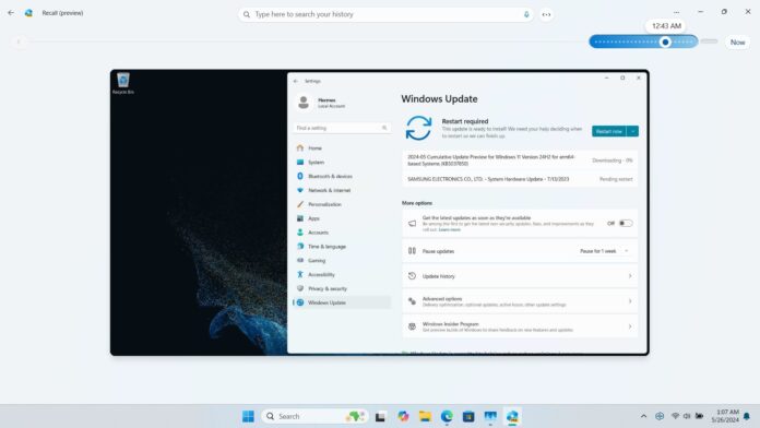 Windows 11 Recall without NPU