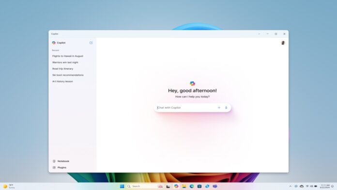 new copilot app in windows 11 looks a lot like chatgpt