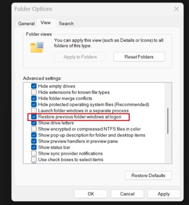Microsoft fixes restore previous folder feature in Windows 11's File ...