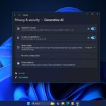 Microsoft adds new privacy settings to manage Generative AI in Windows 11