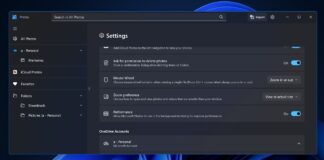 Photos performance mode