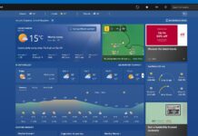 Windows Weather app