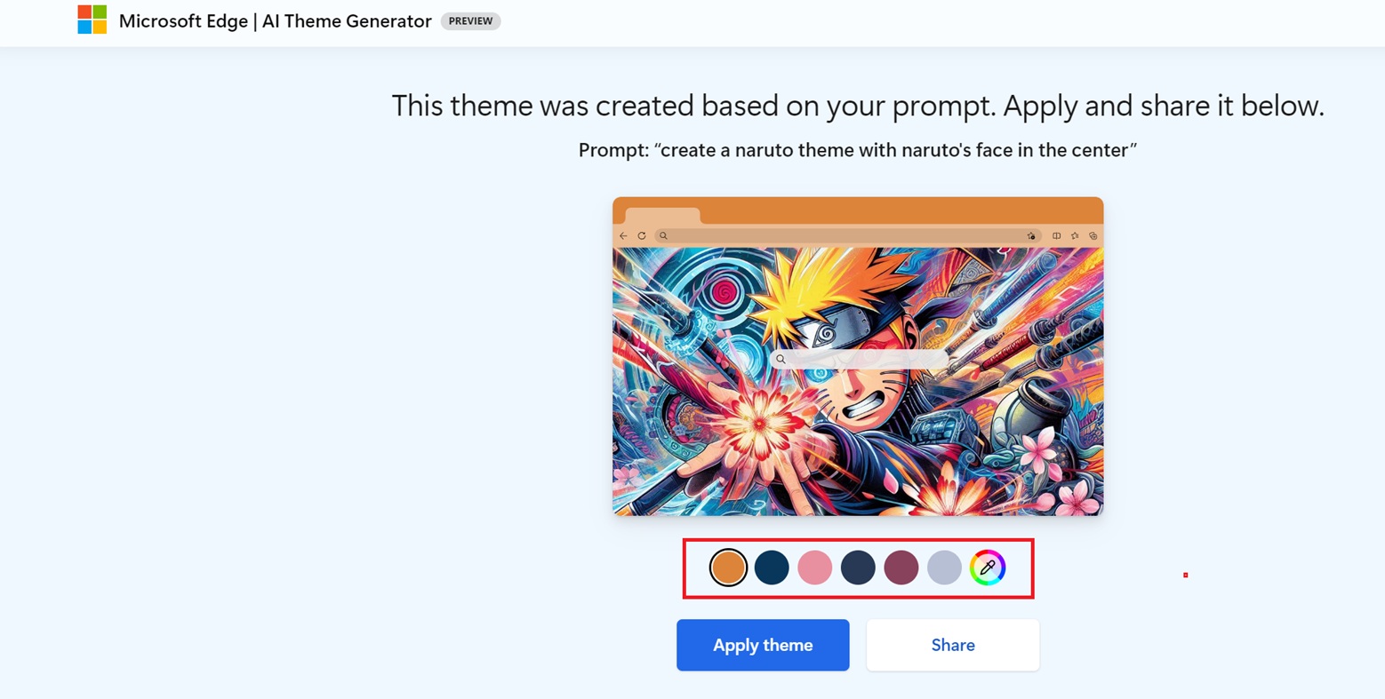 ai generated theme in edge