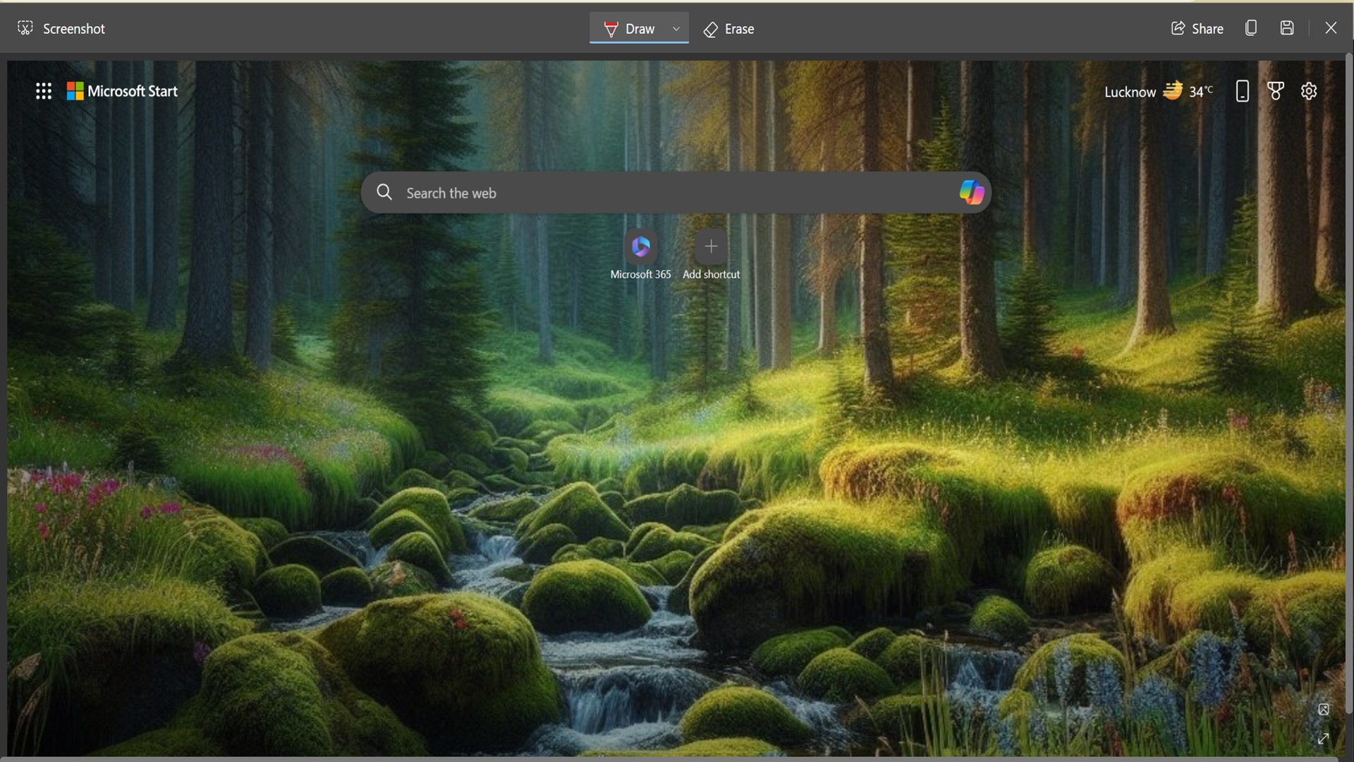 edge could add ask copilot option in screenshot edit window