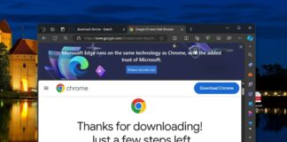 Microsoft Edge banner on Windows 11