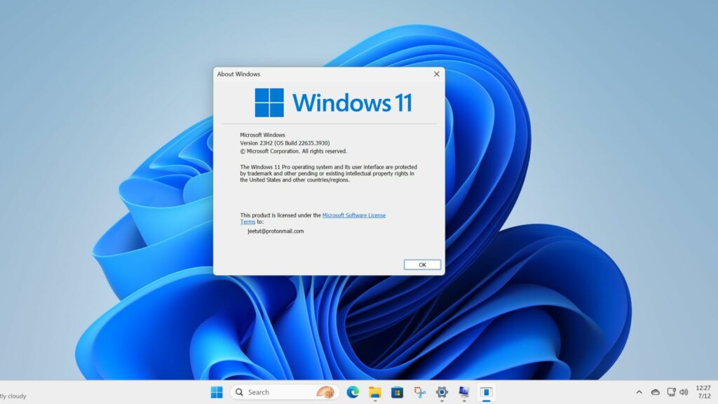 Windows 11 KB5040550 beta adds taskbar, File Explorer features
