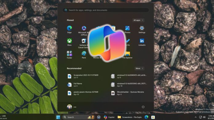 Windows 11 Microsoft wants to integrate Copilot into Start Menu
