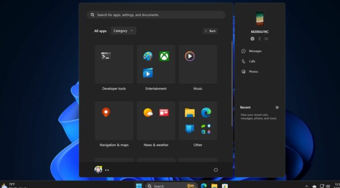 Windows 11’s new Start menu design is a lot like grouped live tiles
