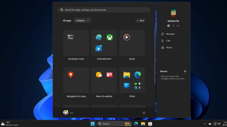 Windows 11's new Start menu design is a lot like grouped live tiles