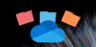 Colored folder in onedrive folder file explorer