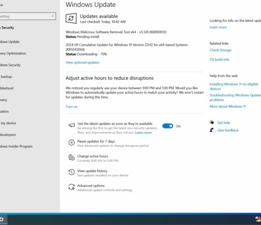 Windows 10 KB5043064 update out with multiple fixes (direct download .msu)