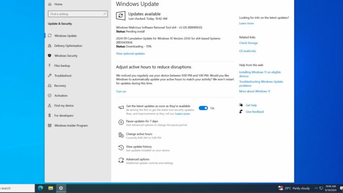 Windows 10 KB5043064 update out with multiple fixes (direct download .msu)