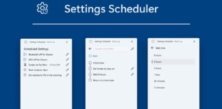 Windows 11 Settings Scheduler tool
